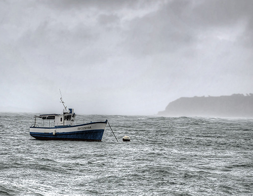 Tempête sur la pointe bretonne !